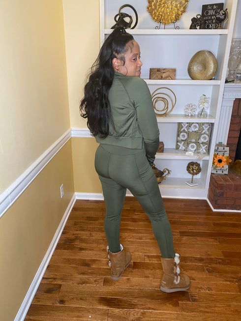 Body glove set (olive green)